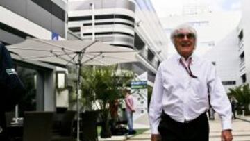 Bernie Ecclestone, en Sochi.