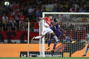 El Tigre anotó en el 3-2 de Mónaco ante el Toulouse en el primer partido de la Ligue 1 de esta temporada.