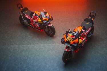 KTM presenta la nueva moto que pilotarán Brad Binder y Jack Miller, para el Mundial de MotoGP 2024.