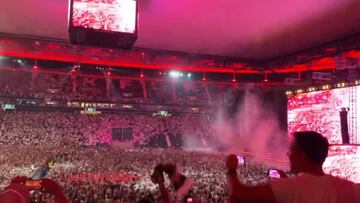 Vean y escuchen la locura en el estadio del Eintracht