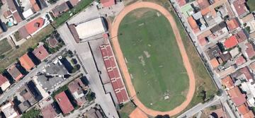 Vista aérea del Estadio Comunale de Acerra (Nápoles)