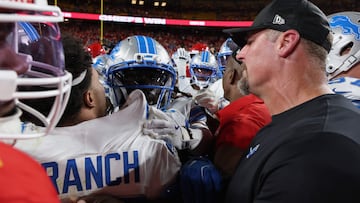 Lions HC Dan Campbell apologizes for Brian Branch’s behavior after game with the Chiefs: “What he did is inexcusable”