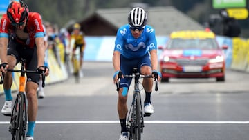Miguel Ángel López en la etapa 7 del Dauphiné