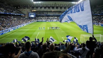 Las peñas del Real Oviedo rechazan la gestión del Grupo Pachuca pero aplazan las protestas