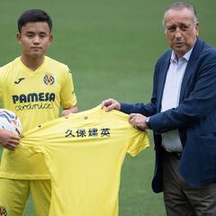 Kubo, presentado como nuevo jugador del Villarreal