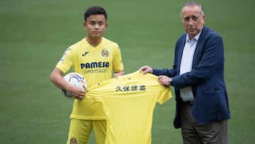 Kubo, presentado como nuevo jugador del Villarreal