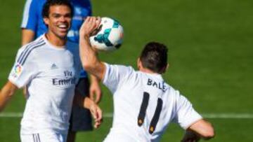 Esta es la entrada de Cristiano a Bale, preludio de un caño del galés.