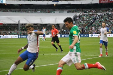 Las mejores imágenes del empate entre México y EUA