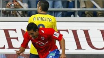 <b>PRIMERA</b> Mario Martínez es un héroe en Soria ya que el Numancia ganó al BArcelona gracias a su gol.