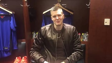 Porzingis: "Estoy contento por haber hecho historia"