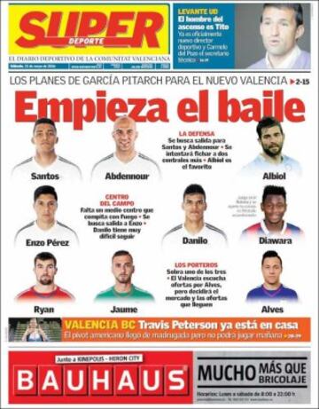 Portadas de la prensa mundial