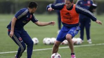 Canales ya entrena con normalidad.