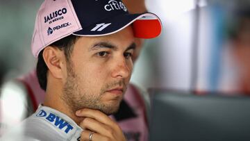 Sergio P&eacute;rez, piloto de Force India. 