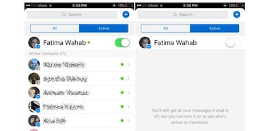Cómo quitar el estado Activo en Facebook Messenger antes de una reunión