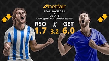Real Sociedad vs. Getafe CF: horario, dónde ver, pronósticos y clasificación
