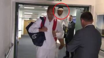 Rafa Nadal knocks head off door frame before Wimbledon clash