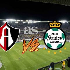 Atlas vs Santos en vivo: Liga MX, jornada 13