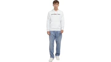 Sudadera para hombre de Jack & Jones de color blanco