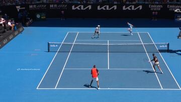 ¡No puede ser! ¿Qué hiciste, Granollers? Fue tan loco que Kyrgios no sabía qué hacer