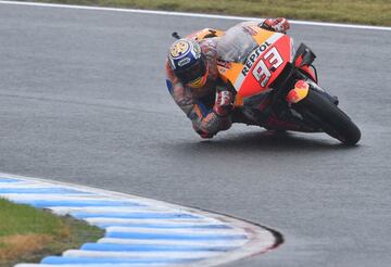 Marc Márquez durante la clasificación. 