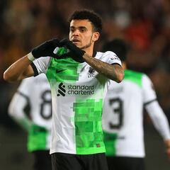 Luis Díaz anota en Europa League y Liverpool se pasea en Praga