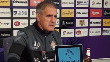 Paco Herrera, entrenador del Real Valladolid