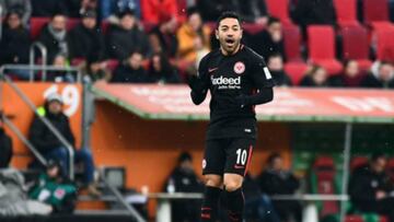 Marco Fabián reaparece en la derrota del Eintracht Frankfurt