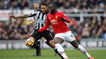 Lukaku, ante el Newcastle United.