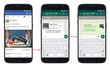 Así puedes enviar un post de Facebook a tus contactos de WhatsApp