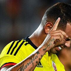 Apoyo a Edwin Cardona desde la concentración de la Selección