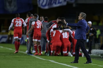 Independiente Santa Fe venció a Millonarios en el desarrollo de la décimo novena jornada de la Liga Águila II - 2019 en el estadio El Campín