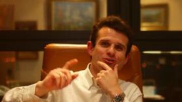 <b>VUELTA A CASA. </b>Eloy Olaya, en una imagen de su anterior etapa como director deportivo del Sporting.