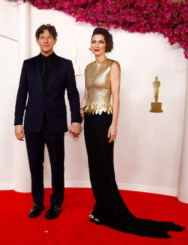 Jonathan Glazer y su mujer Rachel Penfold.