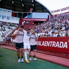 Otra baja más en el Albacete: Higinio, intervenido de urgencia