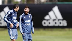 Messi trains with Argentina ahead of key Peru clash