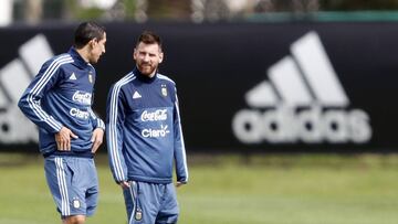 Messi ya se entrena en Ezeiza