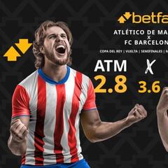 Atlético de Madrid vs. FC Barcelona: horario, dónde ver, pronósticos y cuadro