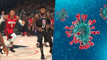 El coronavirus provoca cuelgues en NBA 2K20