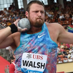 Tom Walsh lanza 22,67 en peso, la mejor marca en 28 años