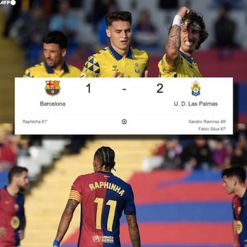 Los memes se ceban con Flick tras la derrota del Barcelona ante Las Palmas