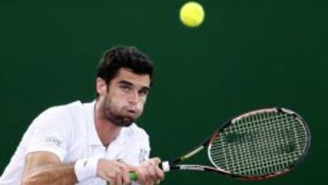 Pablo And&uacute;jar no pudo derrotar al franc&eacute;s Julien Benneteau.