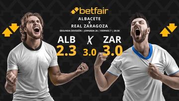 Albacete vs. Real Zaragoza: horario, dónde ver, pronósticos y clasificación