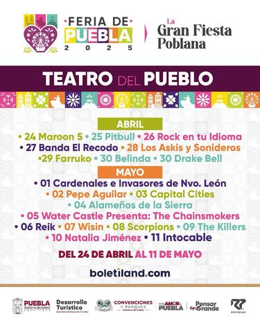 Scorpions se mantiene en cartelera de la Feria de Puebla 2025, pero organizadores ya tienen “plan b” por si cancelan