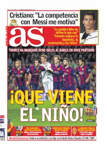 Las portadas de AS de enero