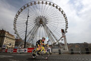 El ciclista francés Thomas Voekler durante la etapa 20ª del Tour de Francia 2017.