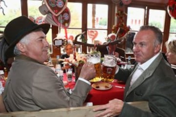 Ancelotti y Rummenigge.