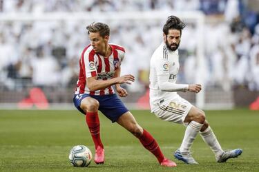 1x1 del Atlético: sin Morata no hubo referencia en el regreso de Carrasco