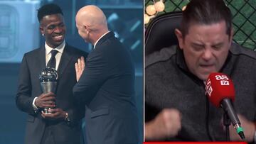 Soltó toda la rabia que tenía guardada: la reacción de Roncero tras el ‘The Best’ de Vinicius