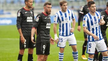 Sergi Enrich, durante el partido contra la Real Sociedad.