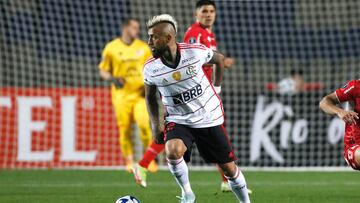 Con Ñublense en Concepción, por Copa Libertadores de América, fue el último partido de Arturo Vidal con la camiseta de Flamengo.